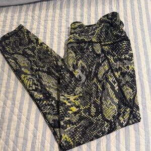 Snakeskin Print Leggings